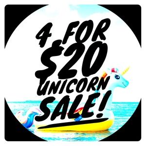 SALE! Items with 🦄 in the title are 4/$20! SALE!